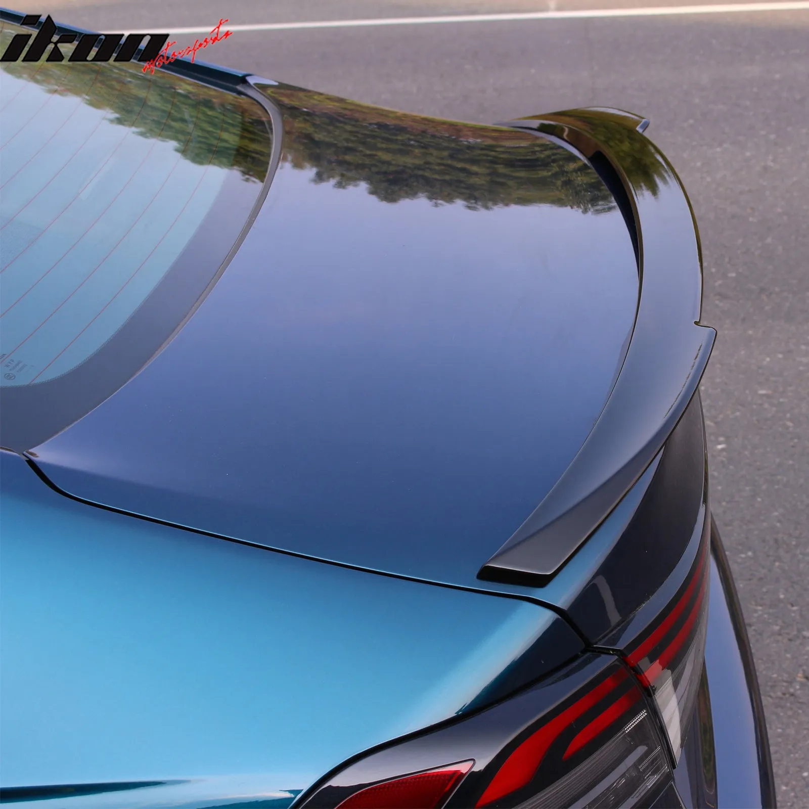 2023-2025 Honda Accord IKON Style Trunk Spoiler Wing Gloss Black ABS