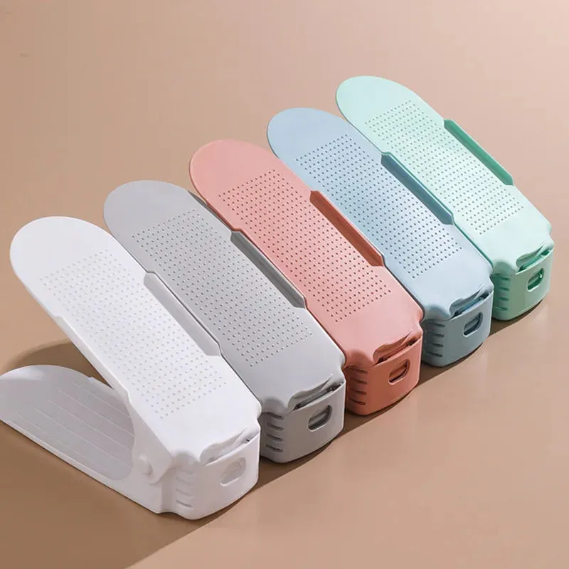 5PCS Adjustable Space Saving Shoe Organizer
