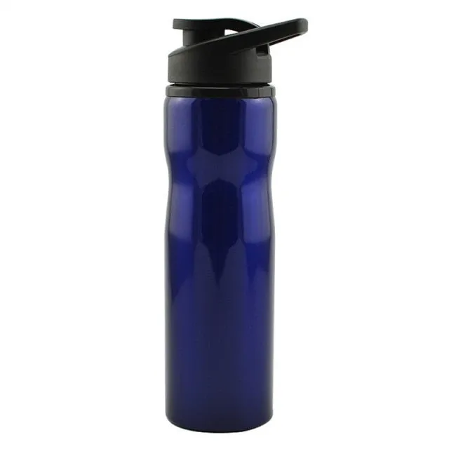 750ML bpa-free stainless steel Sports outdoor Mountaineering kettle with baking print portable my water bottle with handle Lid