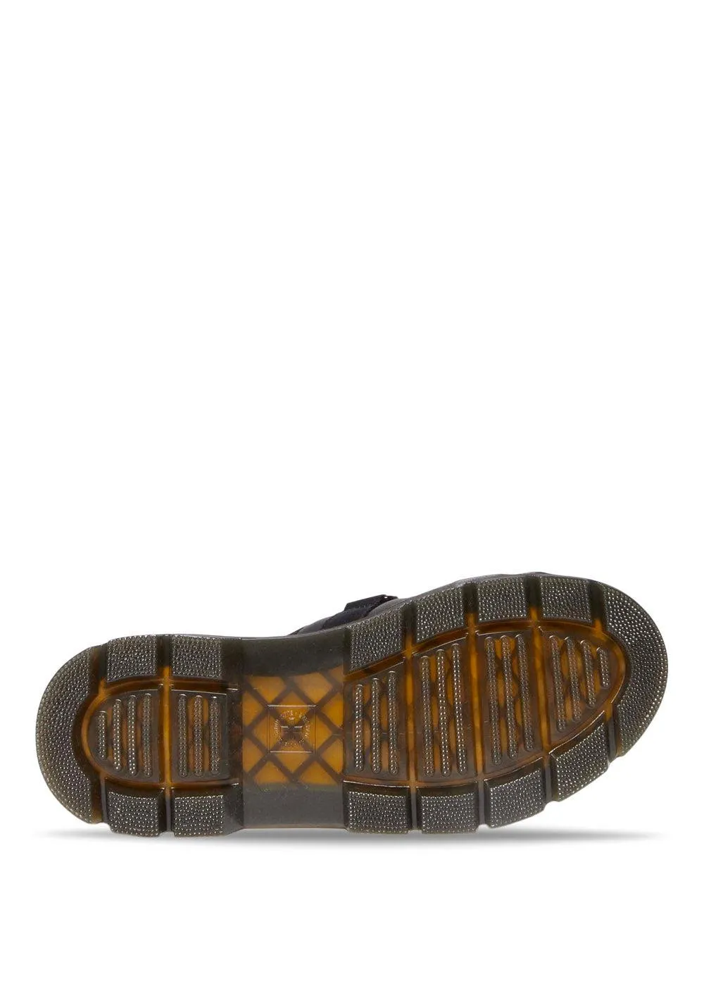 Ayce Black Milled Coated Leather Delta Breathable Mesh - Black