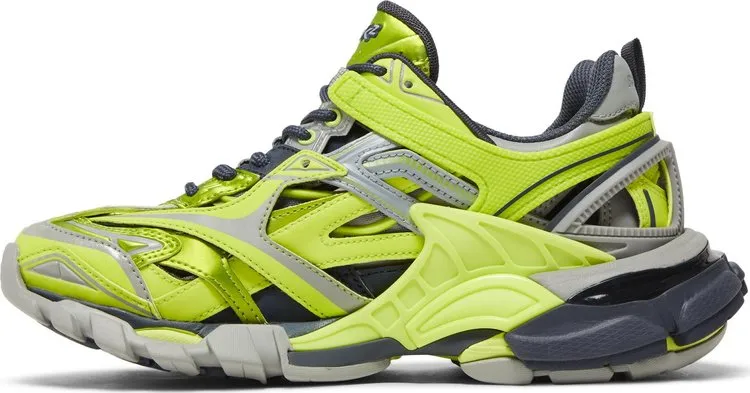 Balenciaga Wmns Track.2 Sneaker Gray Neon Yellow
