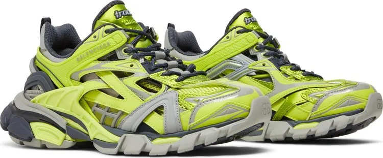 Balenciaga Wmns Track.2 Sneaker Gray Neon Yellow