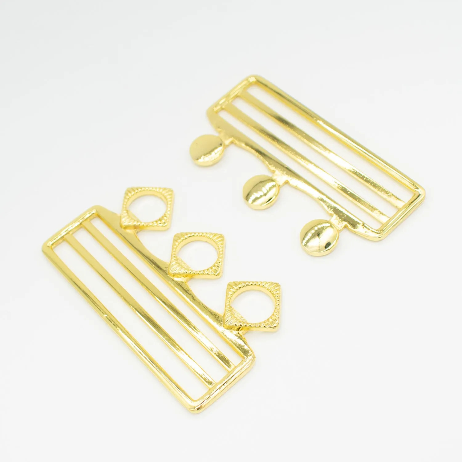 Birch Metal Gold Decor Fashion Buckle Design-6