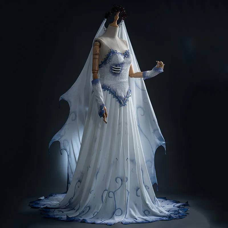 Corpse Bride Corpse Emily Bride Halloween Cosplay Costume B Edition