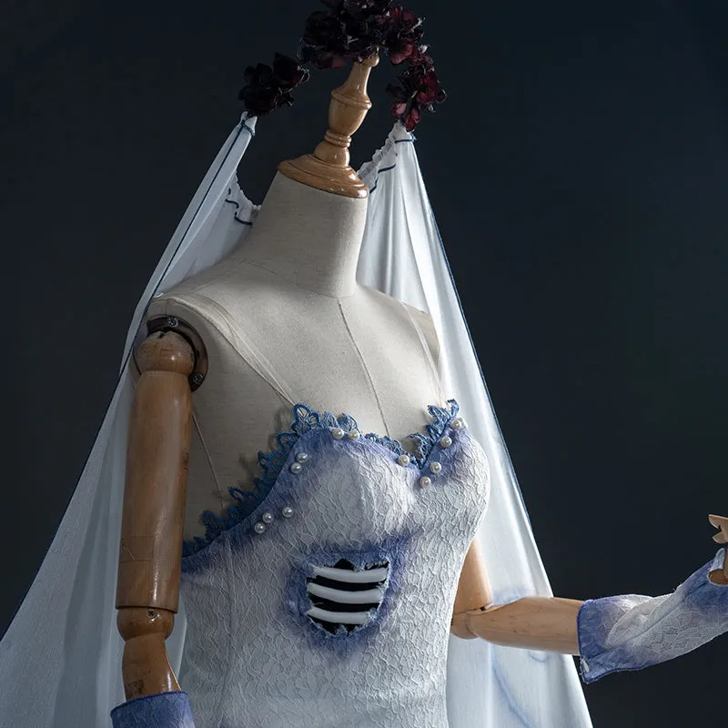 Corpse Bride Corpse Emily Bride Halloween Cosplay Costume B Edition
