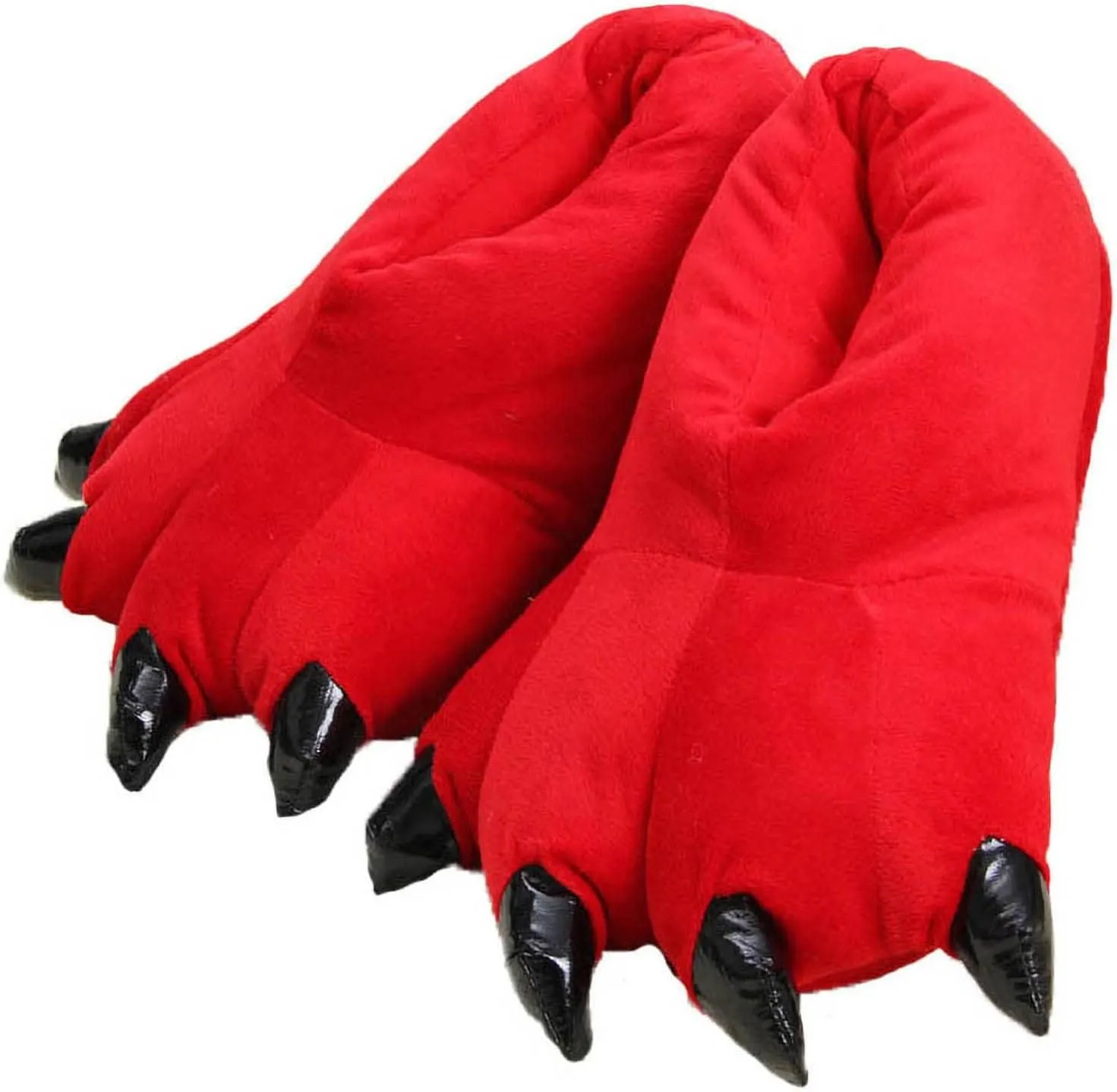 Dinosaur Claw Slippers Winter WarmUnisex Paw Shoes plush Monster Slippers