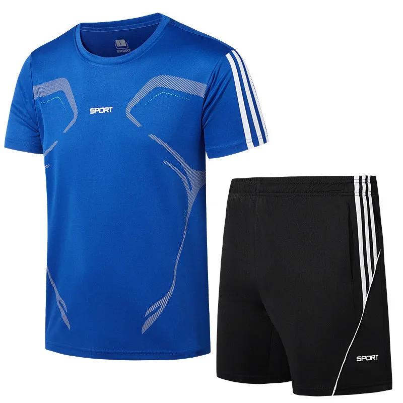 Fitness Quick Drying Climbing Sport Shirt&Shorts Set