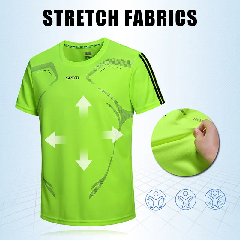 Fitness Quick Drying Climbing Sport Shirt&Shorts Set