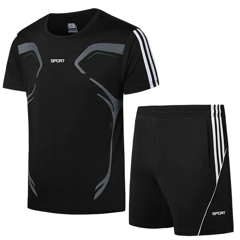 Fitness Quick Drying Climbing Sport Shirt&Shorts Set