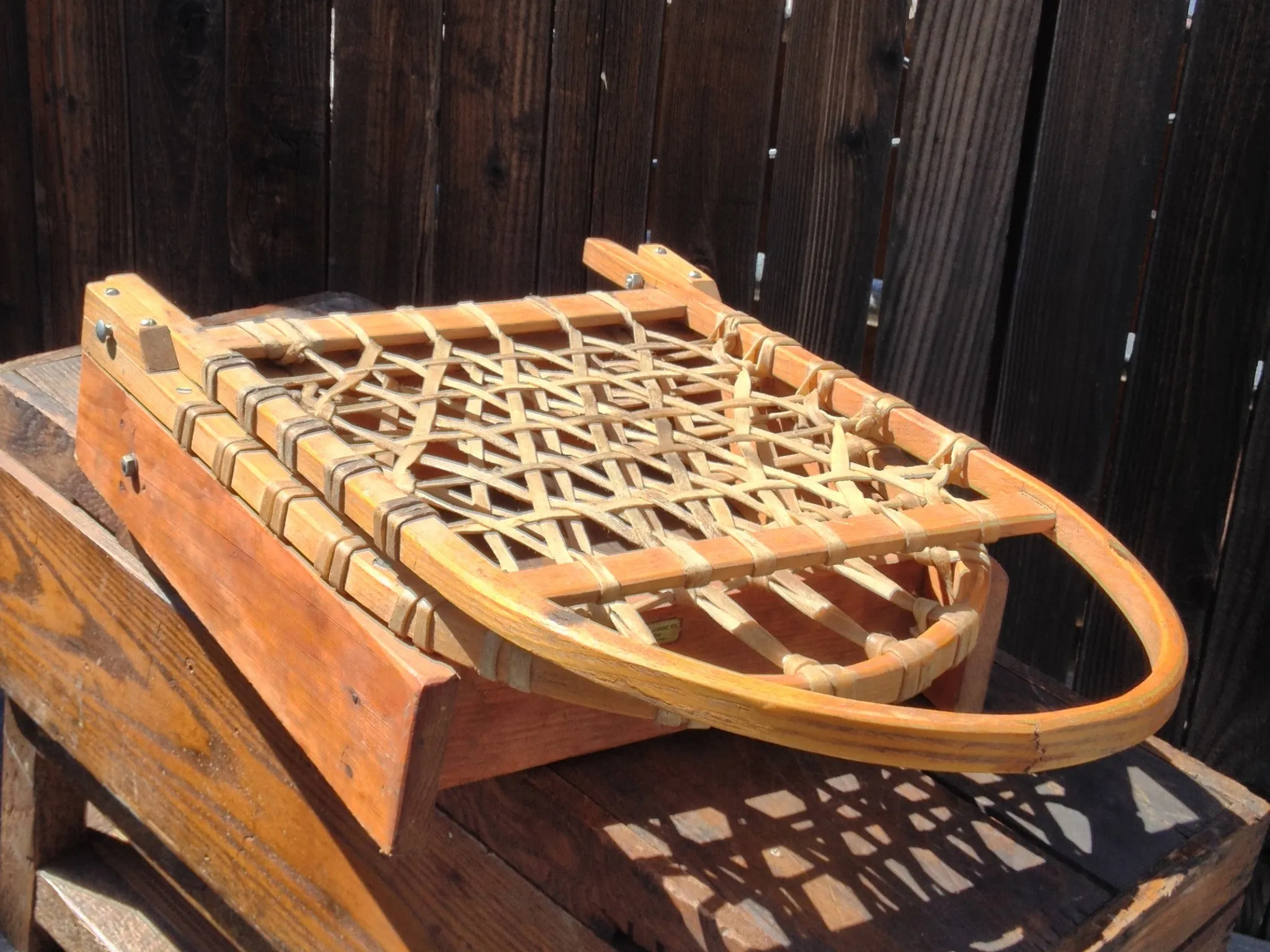 Folding Fishing Chair - Snowshoe style