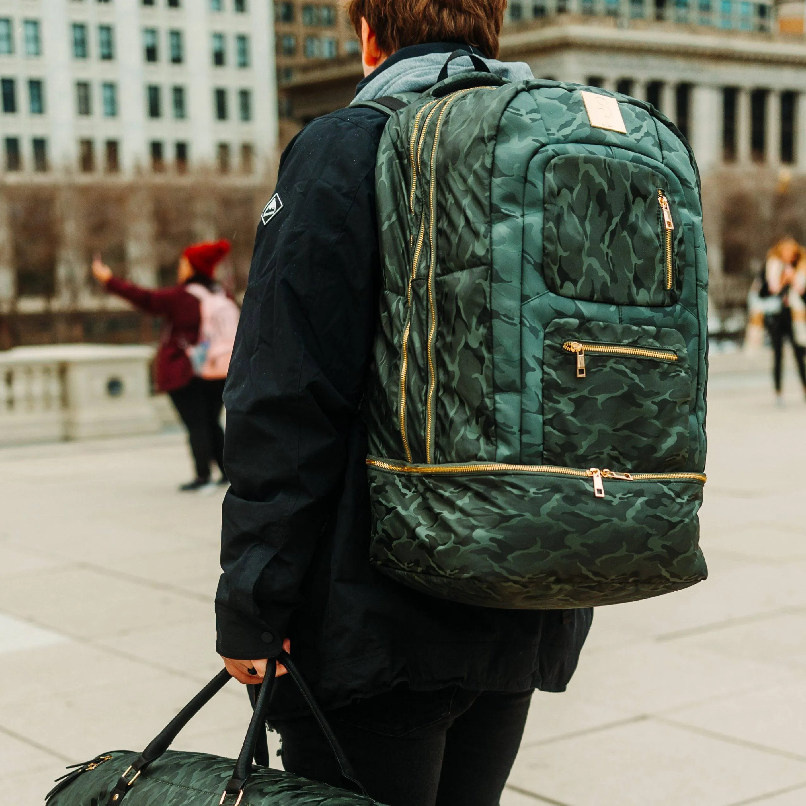 Green Camo Carryon Design (BLACK FRIDAY SALE)