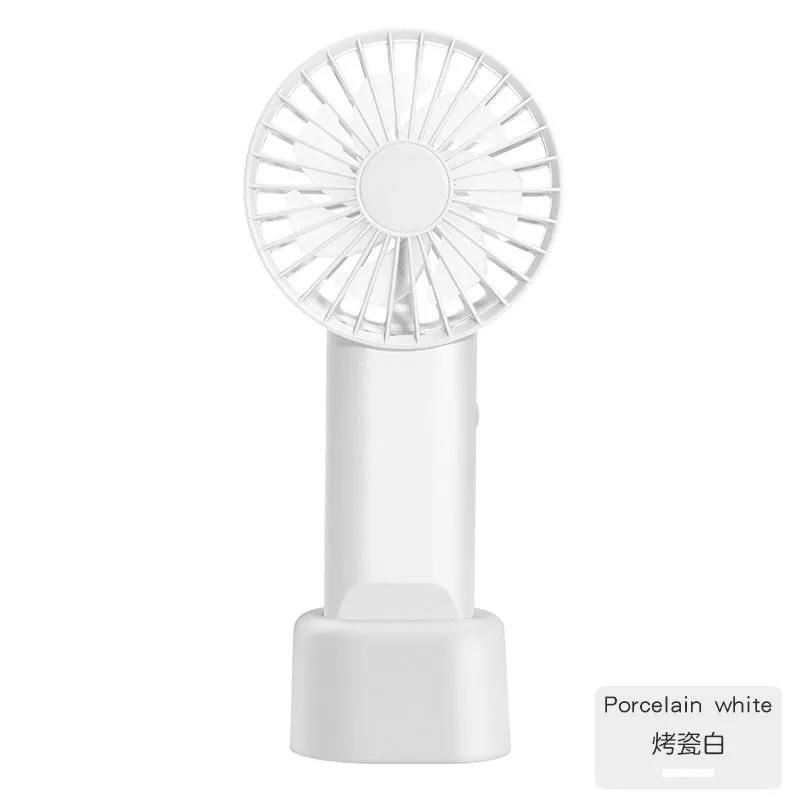 Mini fan hanging neck holding f8usb outdoor mountaineering buckle desktop students wind mute convenient