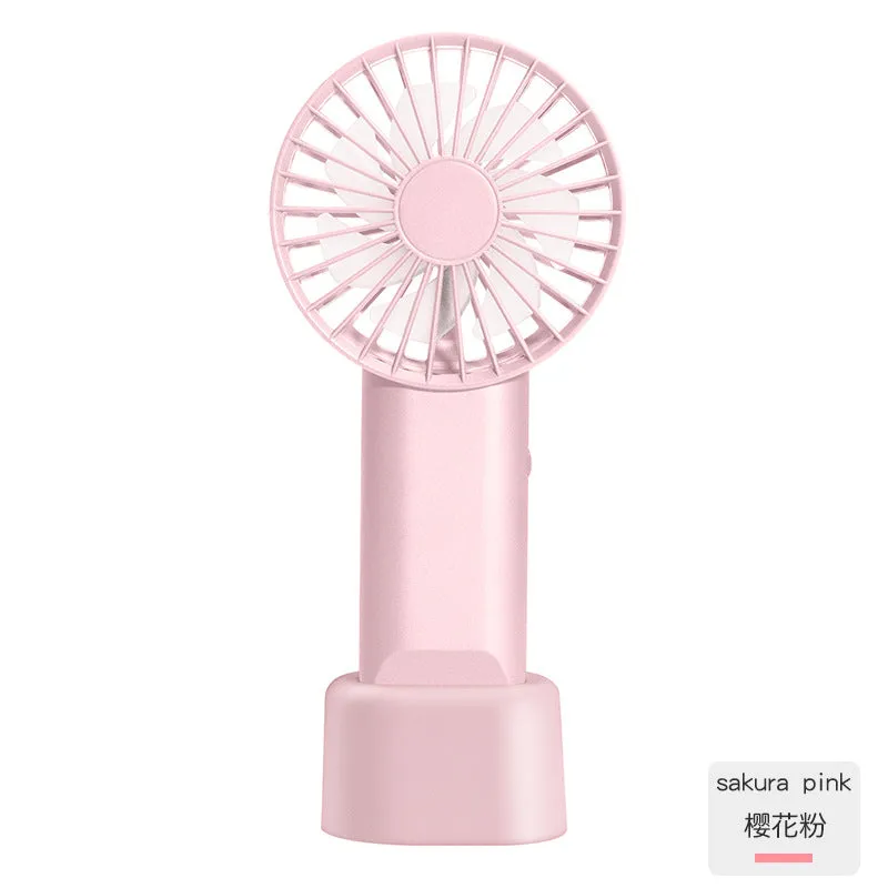 Mini fan hanging neck holding f8usb outdoor mountaineering buckle desktop students wind mute convenient