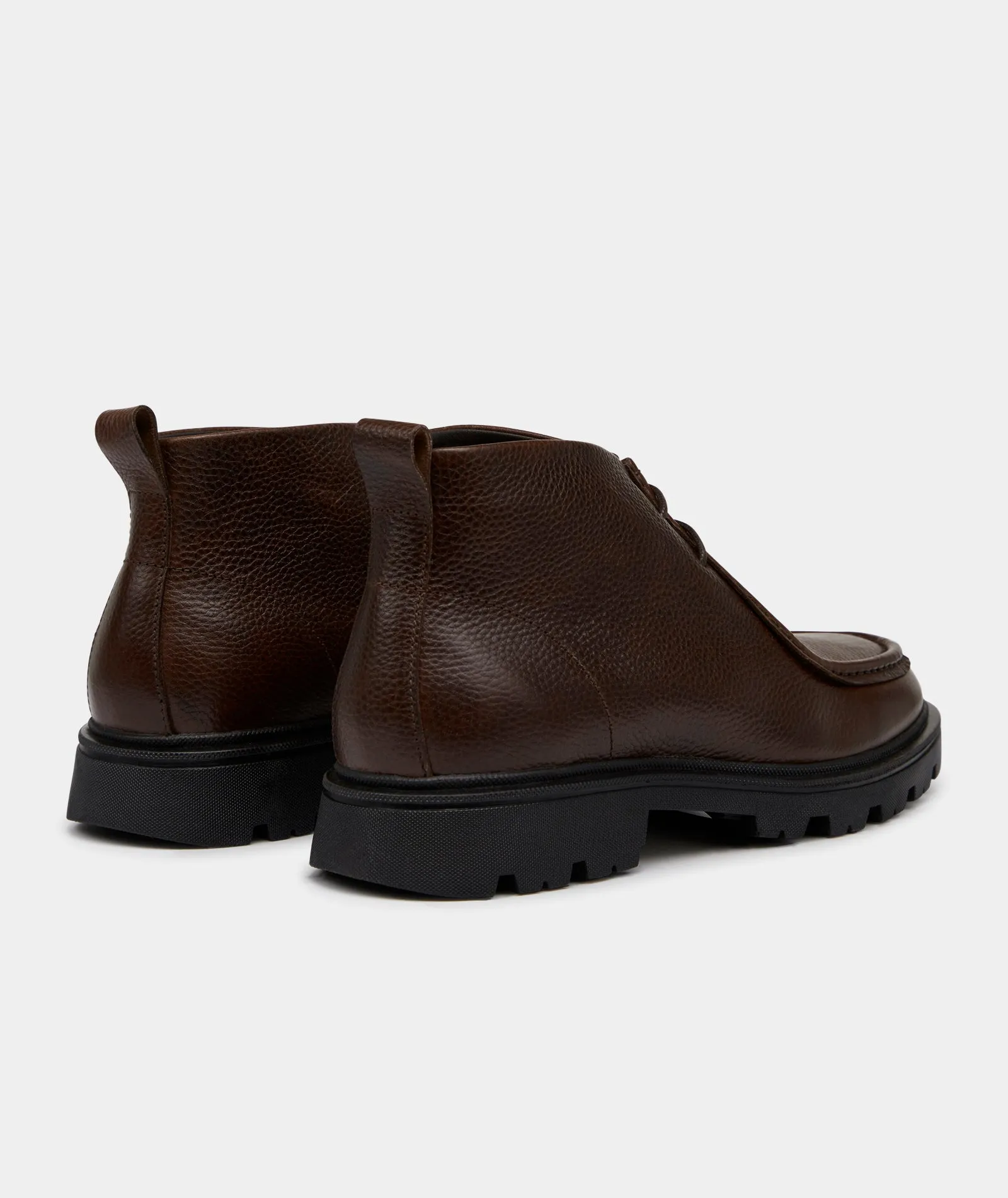 Minnesota Mid - Brown Tumbled Leather