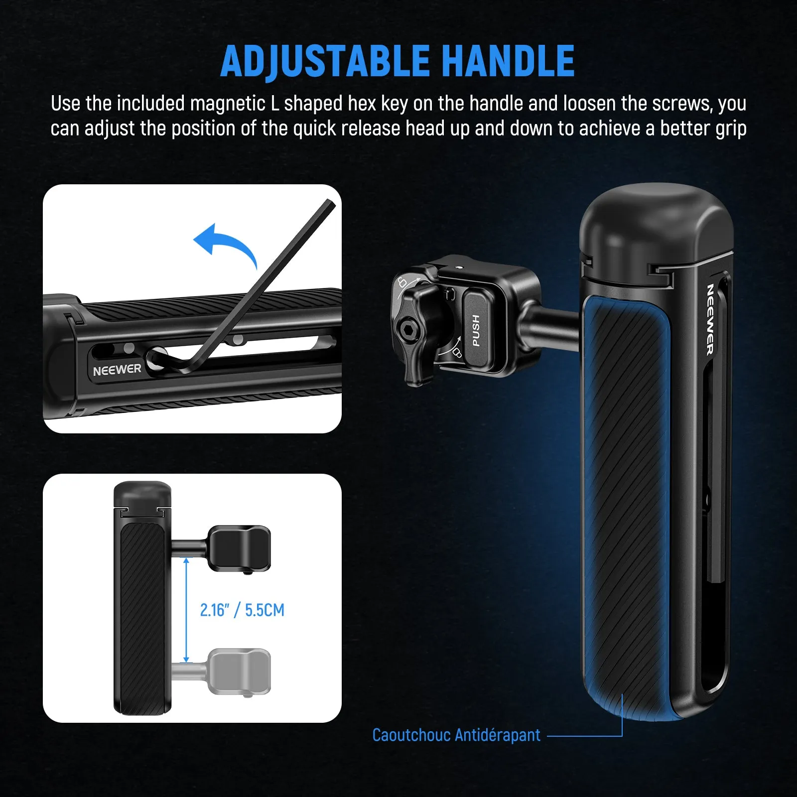 NEEWER PA044 PA045B 2nd Generation Phone Cage Kit for iPhone 15 Pro Max