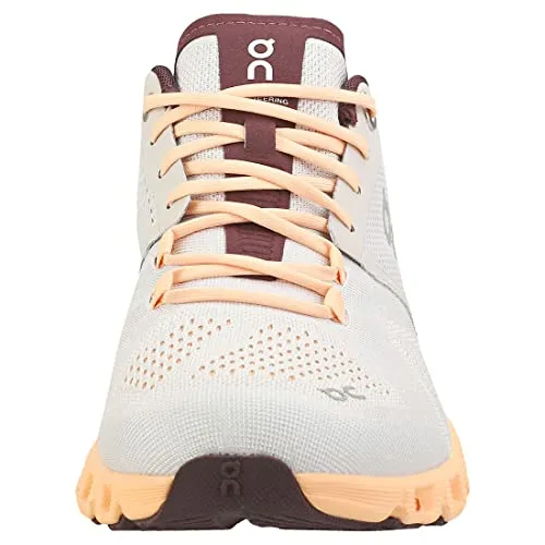 ON Cloud Womens CloudX Running Shoes Silver Almond