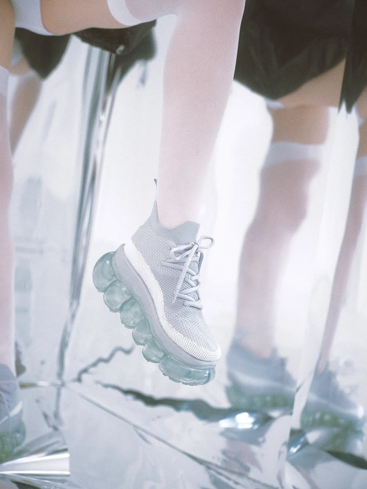"Jewelry" High Shoes / IceGray