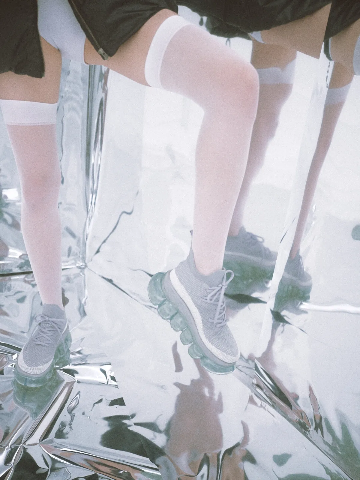 "Jewelry" High Shoes / IceGray