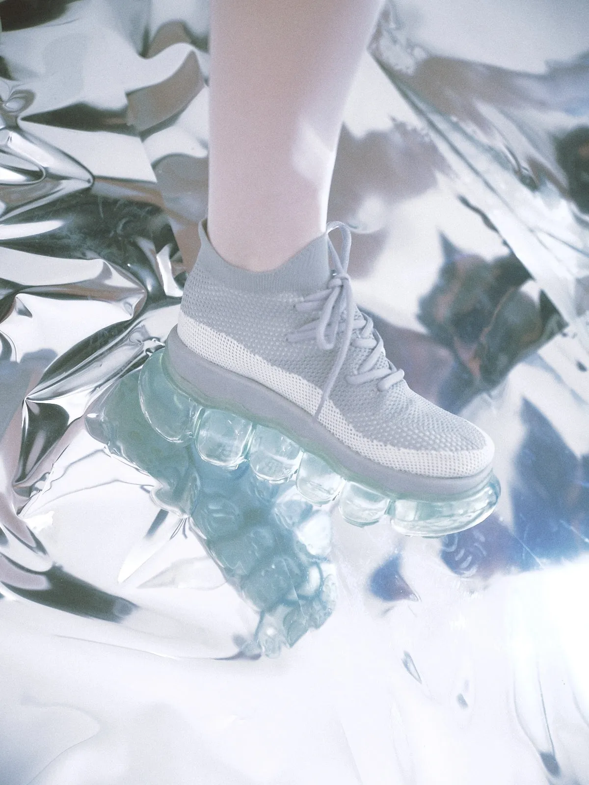 "Jewelry" High Shoes / IceGray