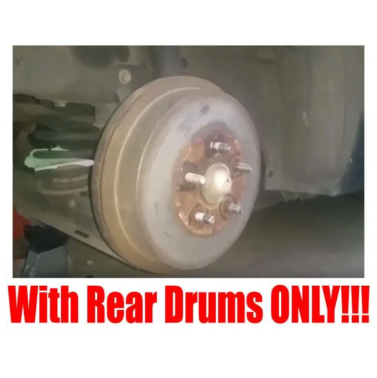Rotors Drums Pads Shoes Spring Kit Fits Ford F150 4 Wheel Drive & 5 Studs 97-99