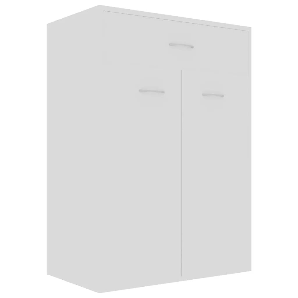 Shoe Cabinet White 60x35x84 cm Engineered Wood