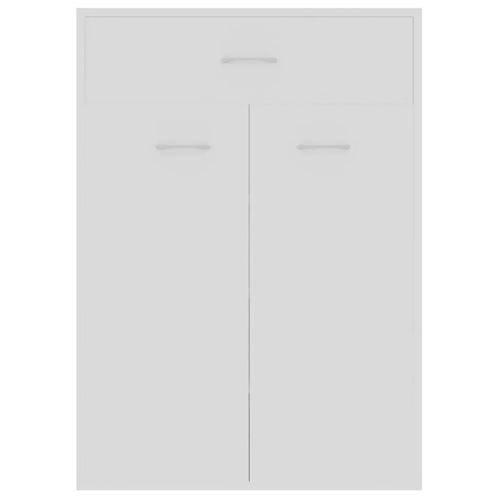 Shoe Cabinet White 60x35x84 cm Engineered Wood