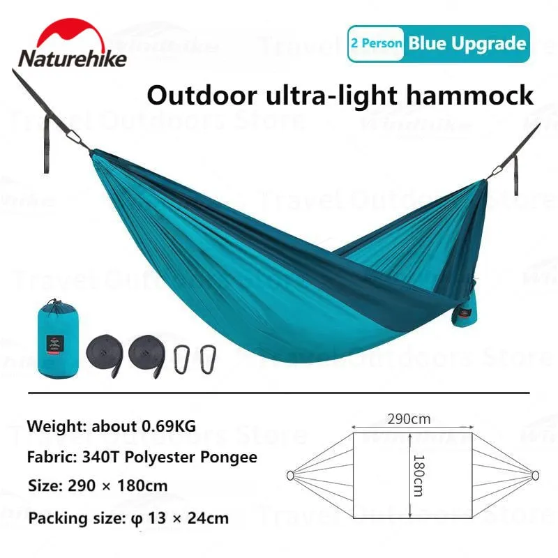 Swing Hammock Ultralight 600g Anti Rollover 200kg Bearing Weight
