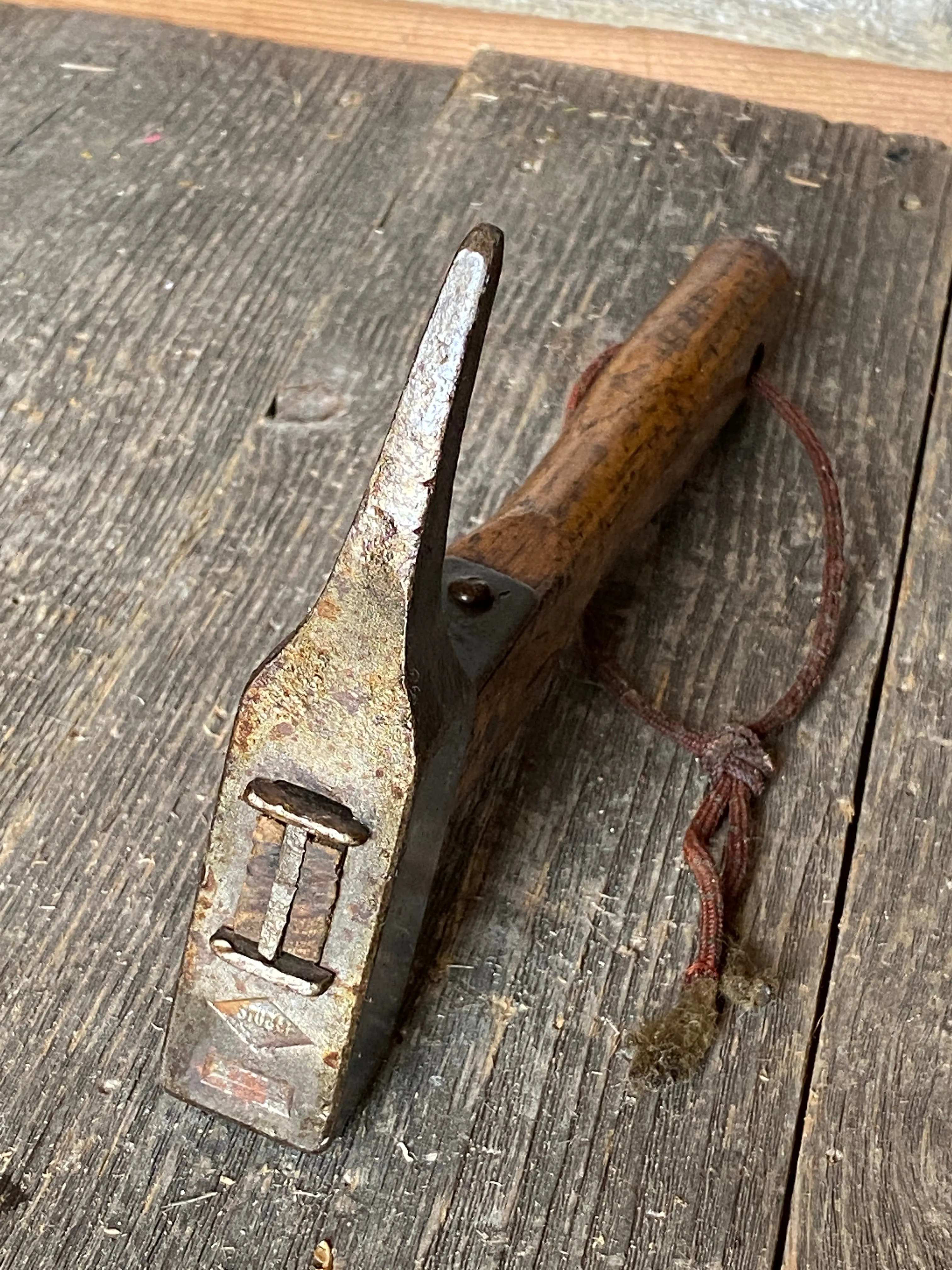 Vintage Rock Climbing Piton Cleaning Hammer